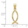 Gold Ichthus Pendants