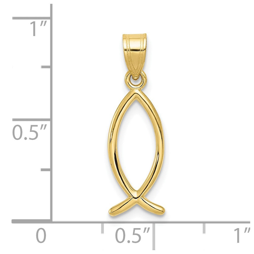 Gold Ichthus Pendants