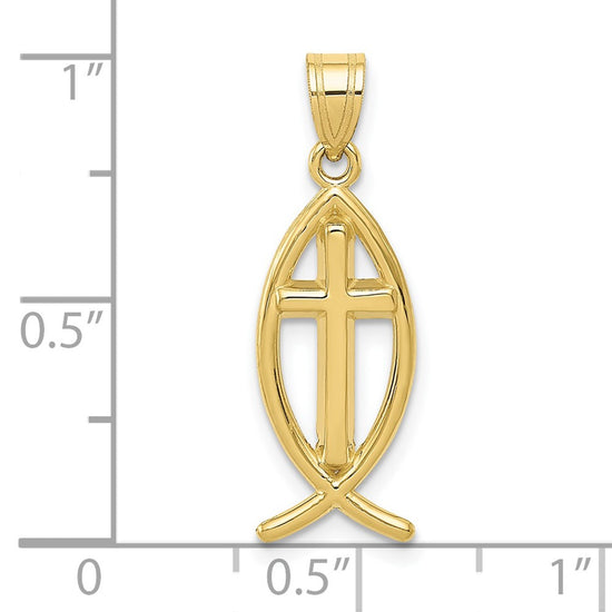 Gold Ichthus Pendants