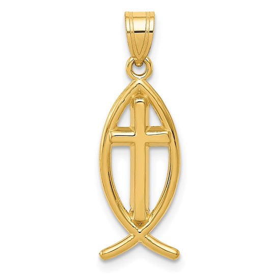 Gold Ichthus Pendants