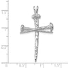 Gold Holy Matrimony Cross Pendant