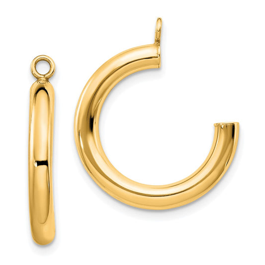 Tube Hoop Earring Jackets