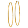 10k 1.5mm Polished Round Endless Hoop Earrings
