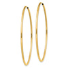 10k 1.5mm Polished Round Endless Hoop Earrings