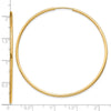 10k 1.5mm Polished Round Endless Hoop Earrings