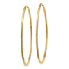 10k 1.25mm Diamond-cut Endless Hoop Earring