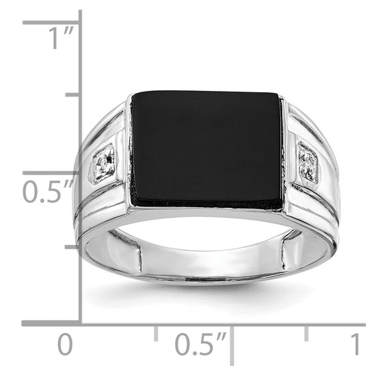 Men's Onyx & Diamond Rings