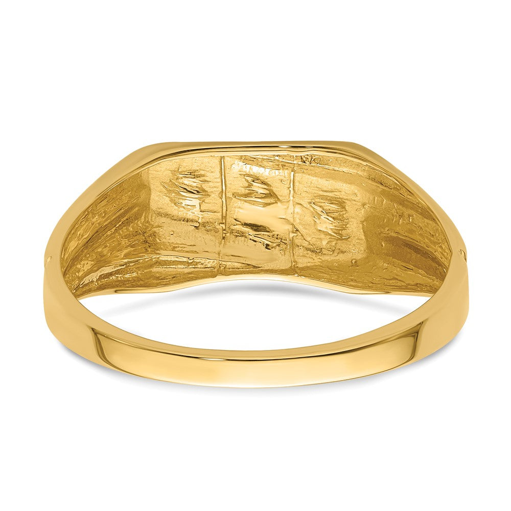 10K Mens AA Diamond DAD Ring