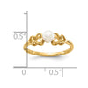 Gold Polished Freshwater Pearl Rings