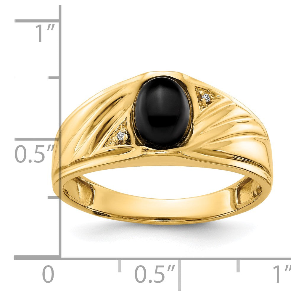 Men's Onyx & Diamond Rings
