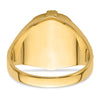 10k Men's Polished and Textured Masonic Ring Mounting