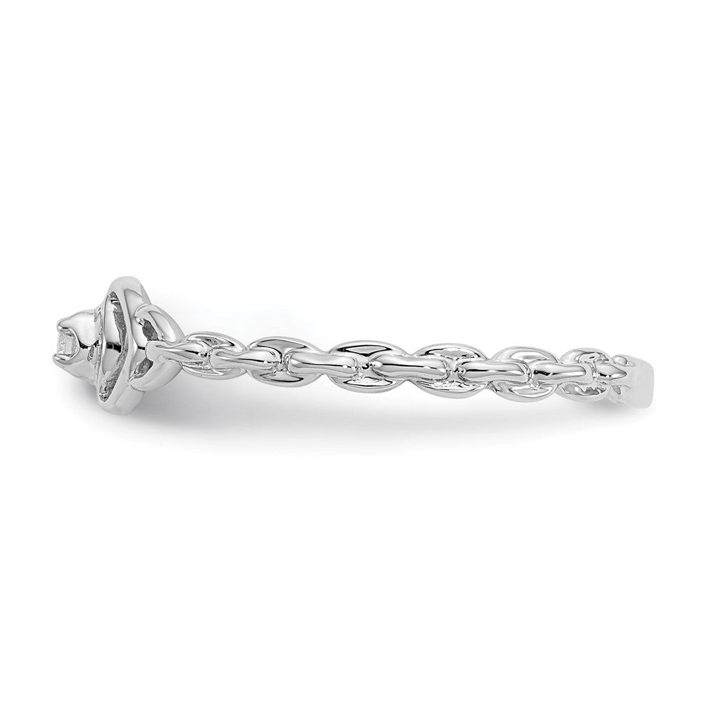 Gold Polished Diamond Heart Rings