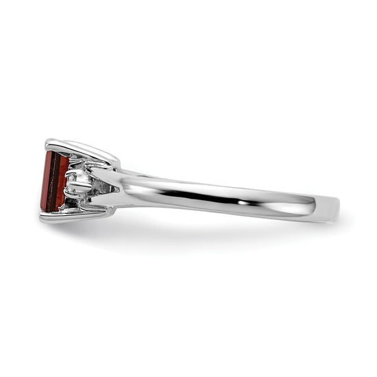 Emerald Cut Gemstone & Diamond Rings