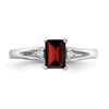 Emerald Cut Gemstone & Diamond Rings