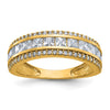10K Tiara Collection Polished CZ Ring