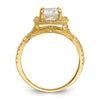 Tiara Collection Polished CZ Rings