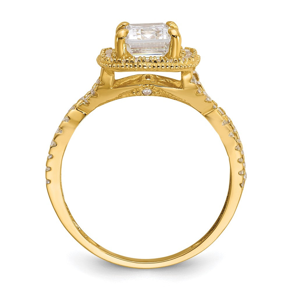 Tiara Collection Polished CZ Rings