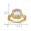 Tiara Collection Polished CZ Rings