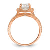 Tiara Collection Polished CZ Rings