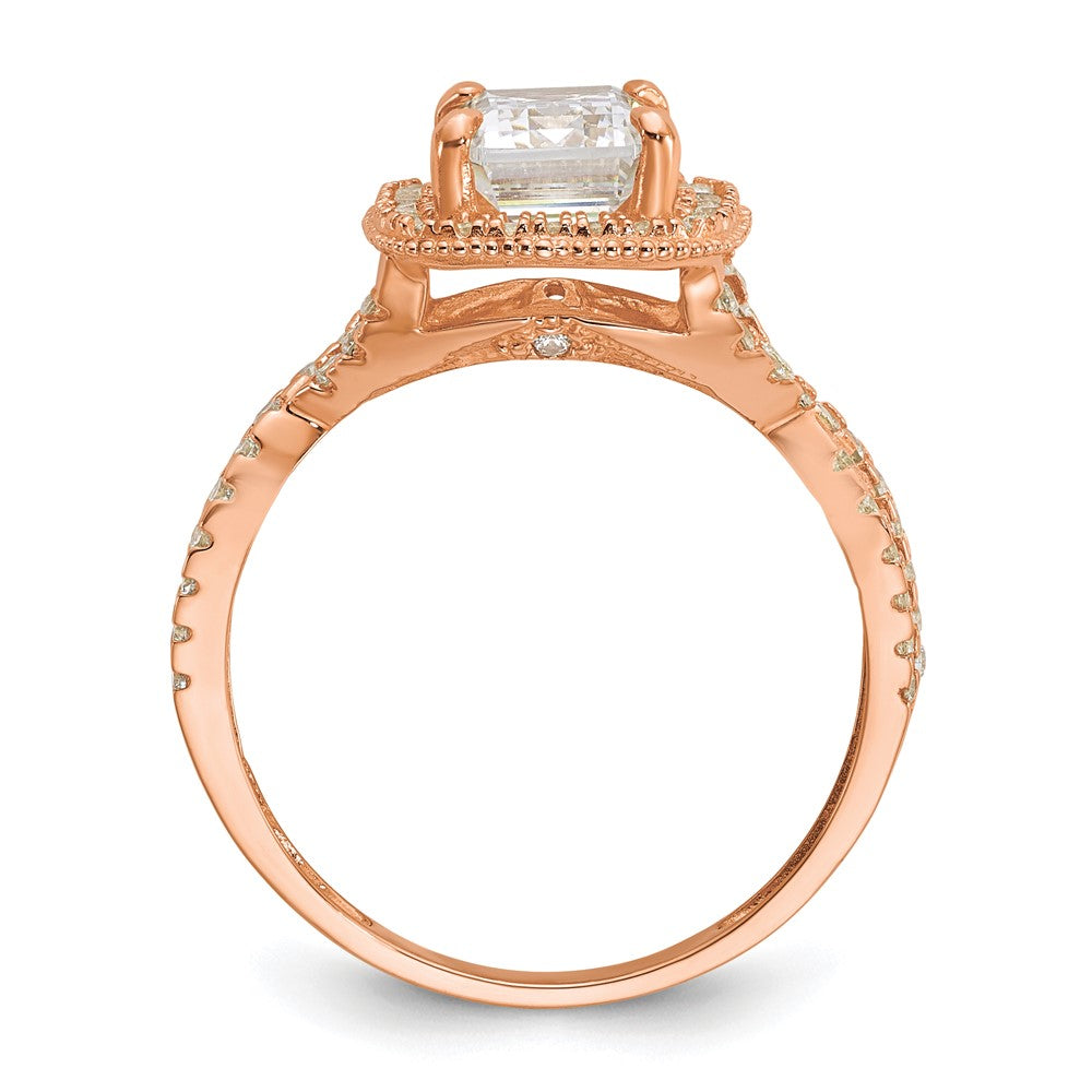 Tiara Collection Polished CZ Rings
