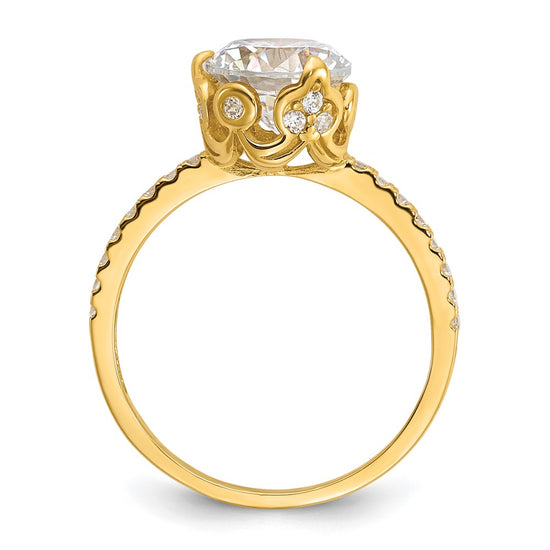 Tiara Collection Polished CZ Rings