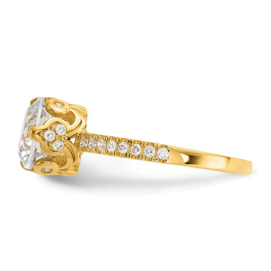 Tiara Collection Polished CZ Rings