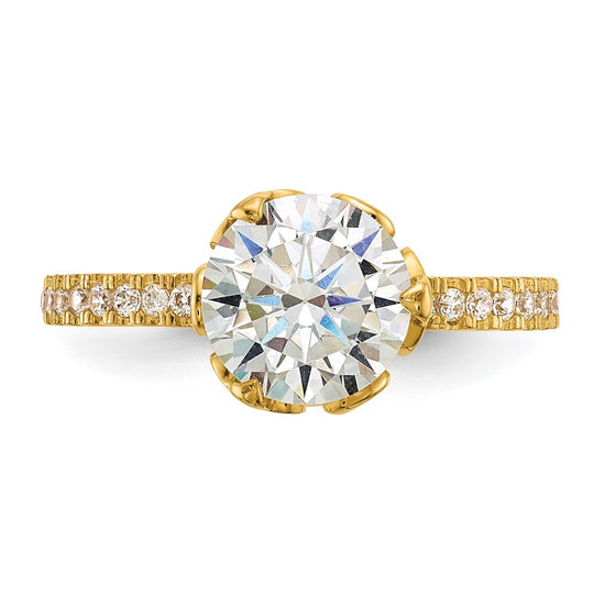 Tiara Collection Polished CZ Rings