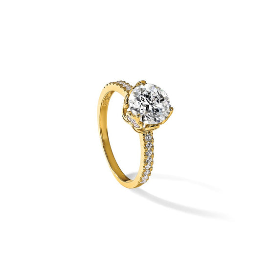 Tiara Collection Polished CZ Rings