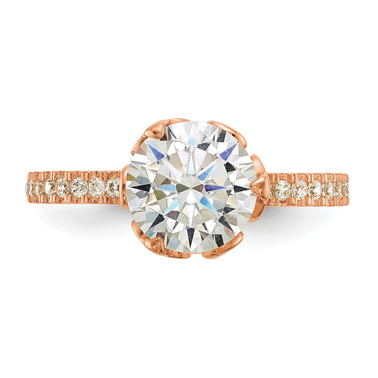 Tiara Collection Polished CZ Rings