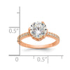Tiara Collection Polished CZ Rings