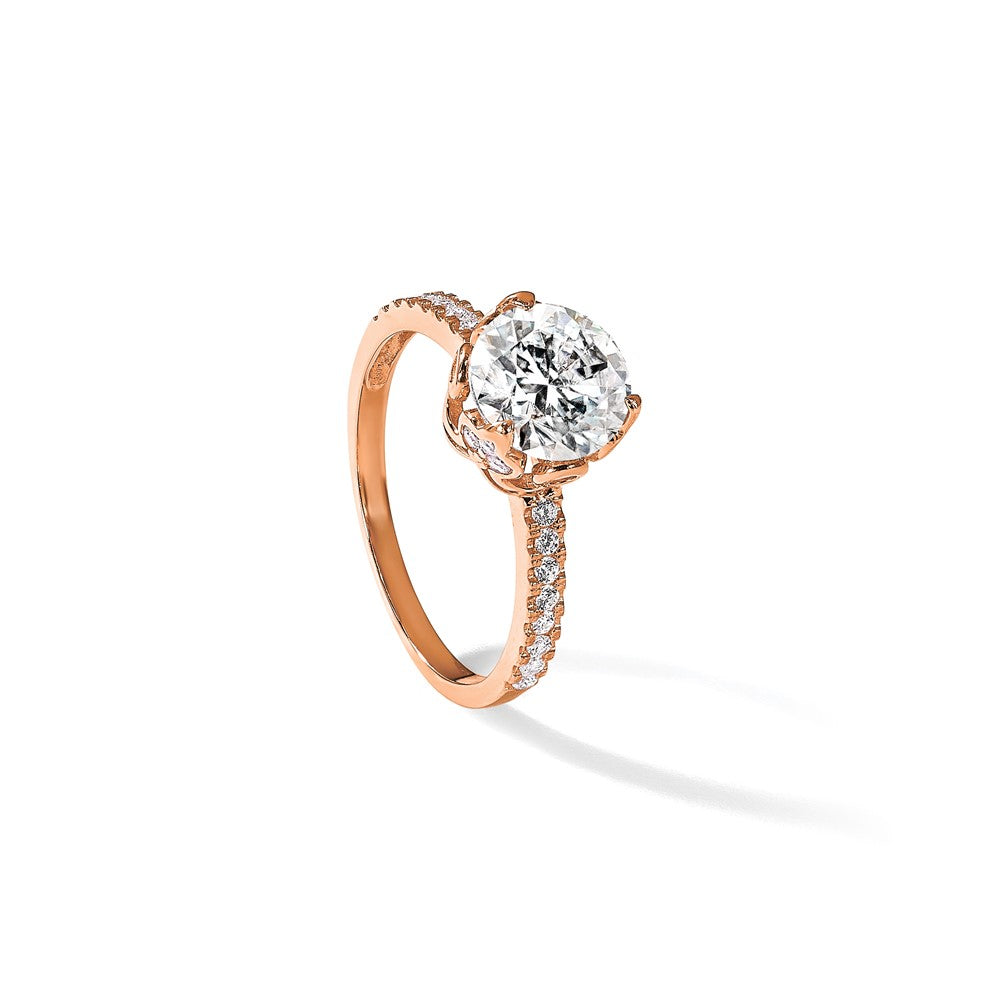 Tiara Collection Polished CZ Rings