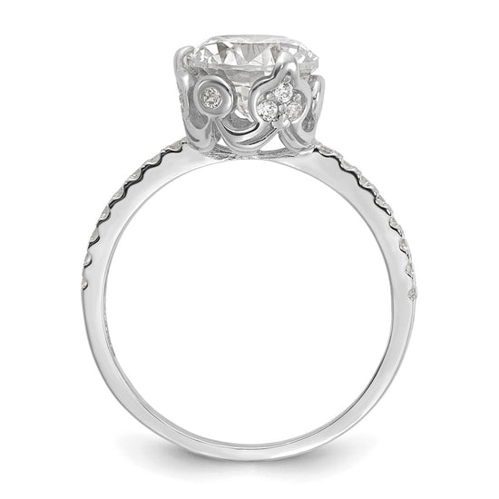 Tiara Collection Polished CZ Rings