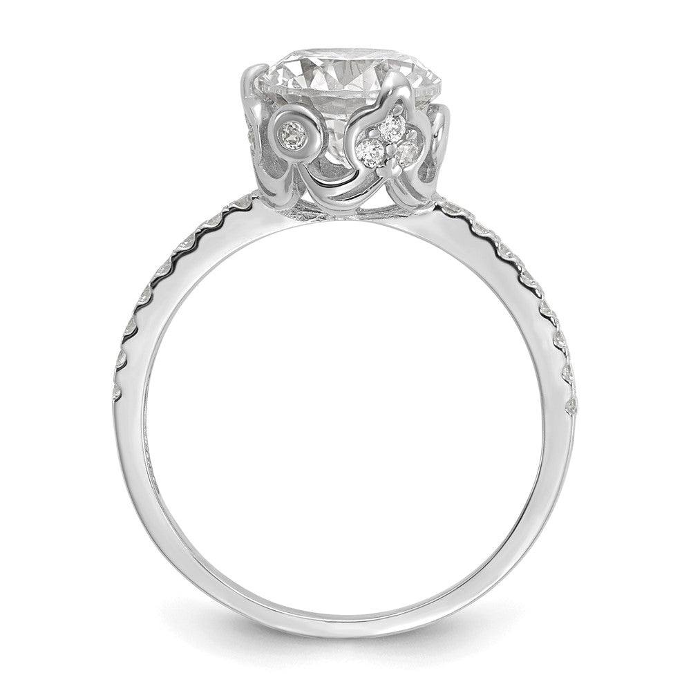 Tiara Collection Polished CZ Rings