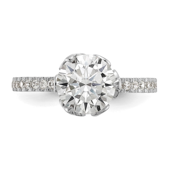 Tiara Collection Polished CZ Rings