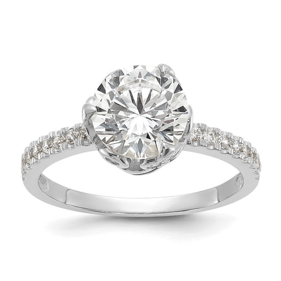 Tiara Collection Polished CZ Rings