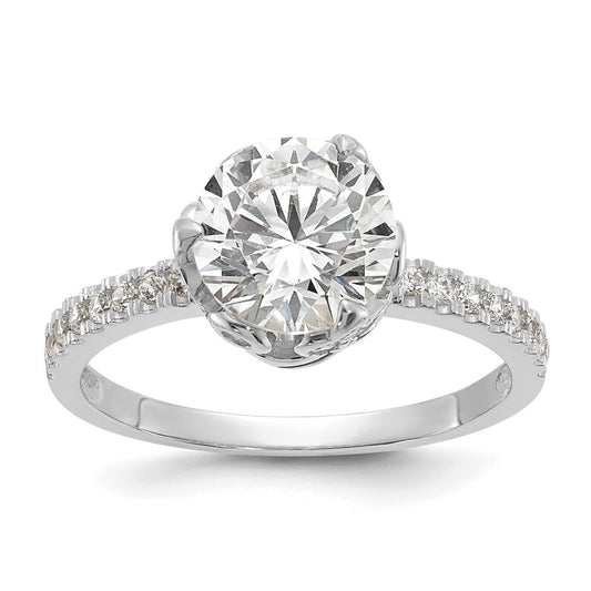 Tiara Collection Polished CZ Rings