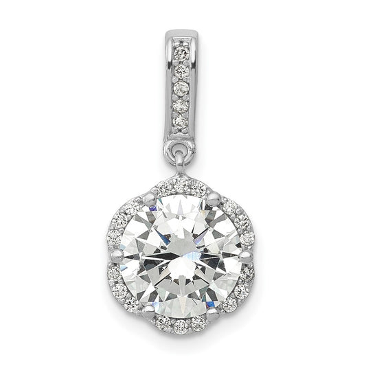 Tiara Collection Polished CZ Pendants