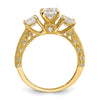 Tiara Collection Polished CZ Rings