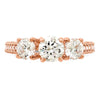 Tiara Collection Polished CZ Rings