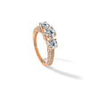 Tiara Collection Polished CZ Rings
