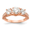 Tiara Collection Polished CZ Rings