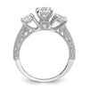 Tiara Collection Polished CZ Rings