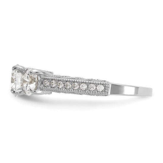 Tiara Collection Polished CZ Rings