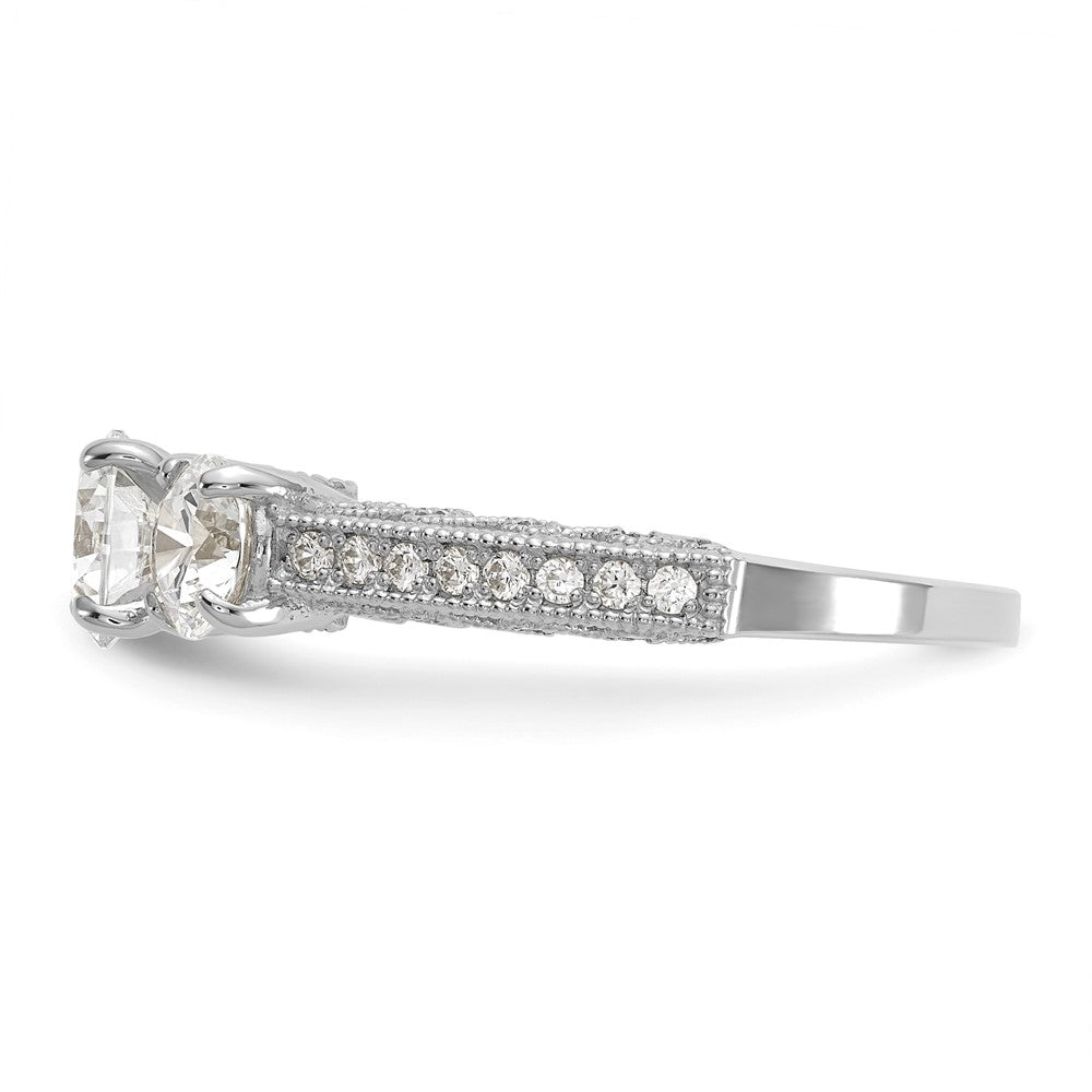 Tiara Collection Polished CZ Rings