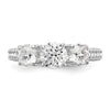 Tiara Collection Polished CZ Rings