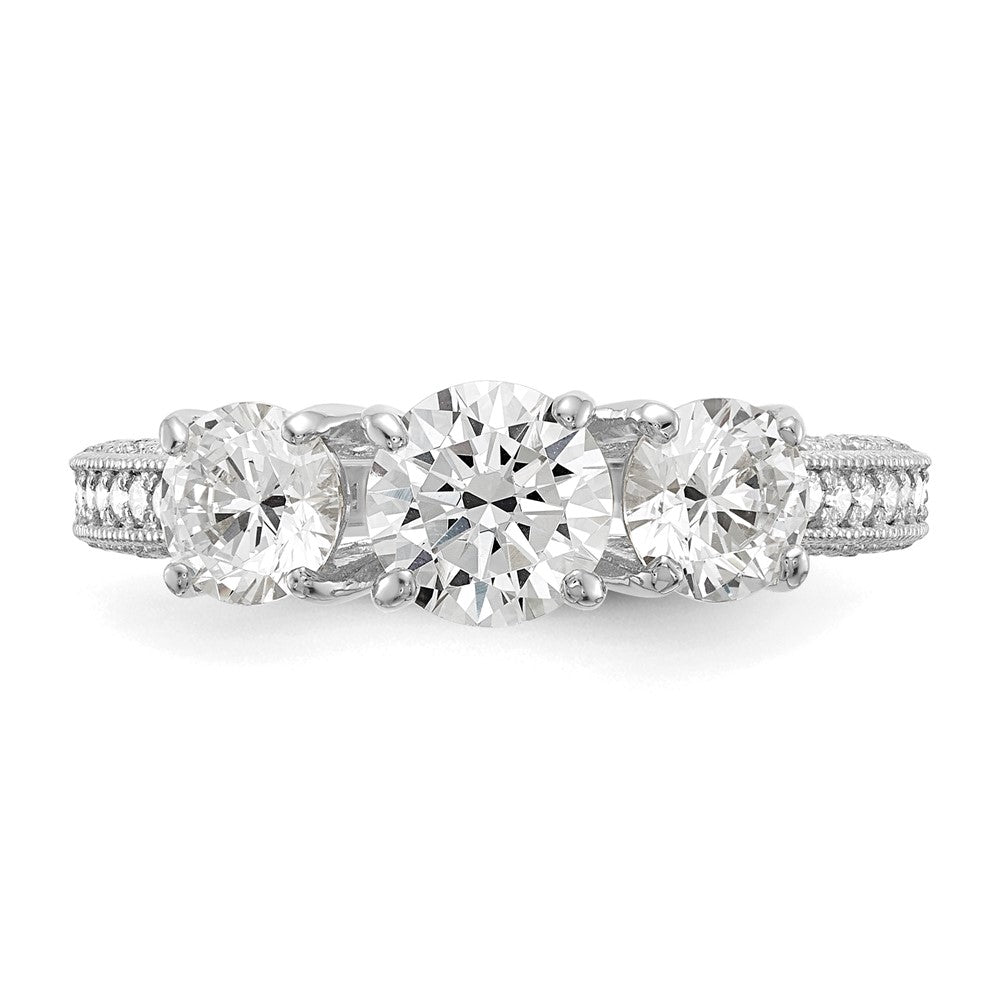 Tiara Collection Polished CZ Rings