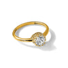 10k Tiara Collection Polished CZ Ring