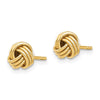 Gold Love Knot Post Earrings