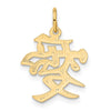 10k Love Symbol Charm