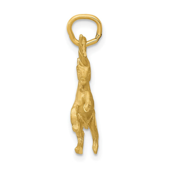 Gold Polished Unicorn Pendants